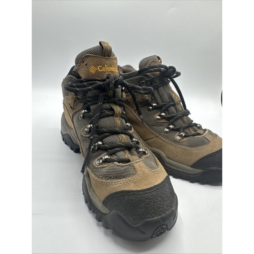 Columbia Women’s Hiking Boots Size 8 Brown Suede Trail Outdoor Mid Waterproof